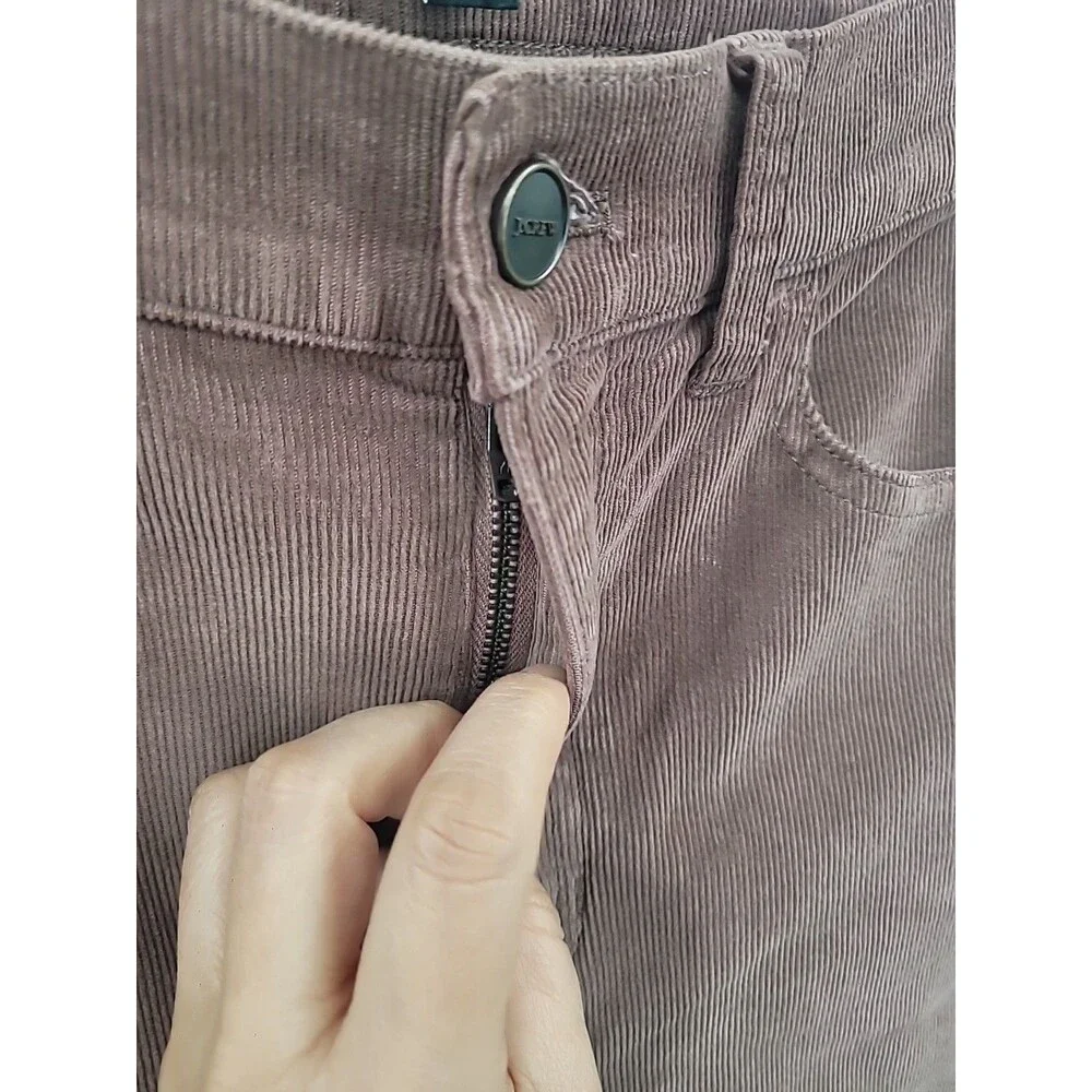 J. Crew Corduroy Wide Leg Crop Jeans Sz 28 Boho Preppy Bohemian Office Career